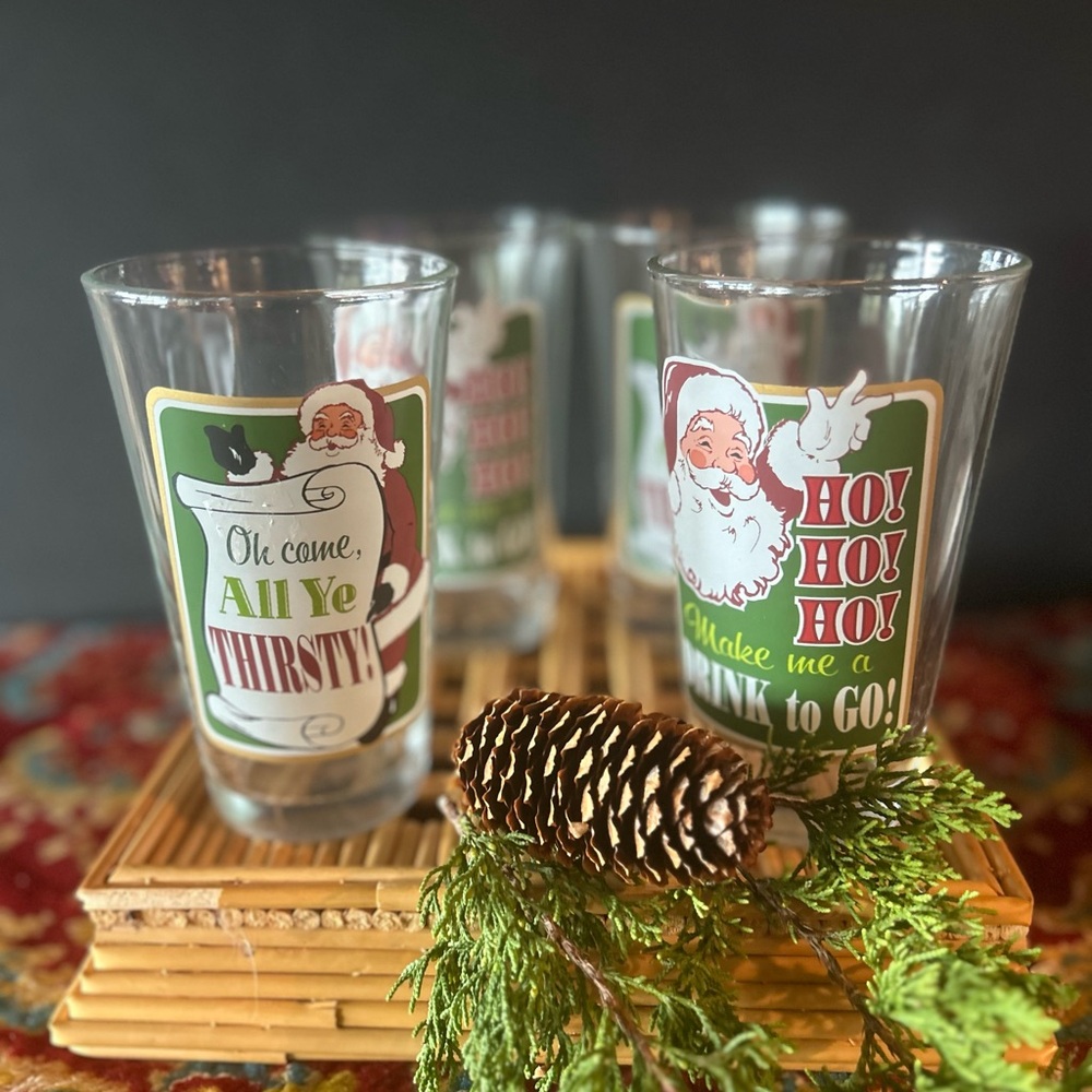 Santa Pint Christmas‎ Drinking Glasses